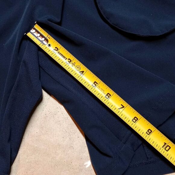 Vintage Nike Court Y2K Blue Fit Dry Drawstring Tennis Shorts - Men's Size XL - Picture 9 of 9